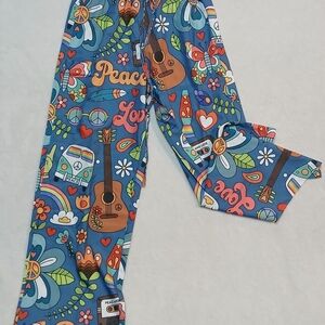 Women's Unisex Tall Size Small 70's Nostalgia Lounge Pants Festival Hippie